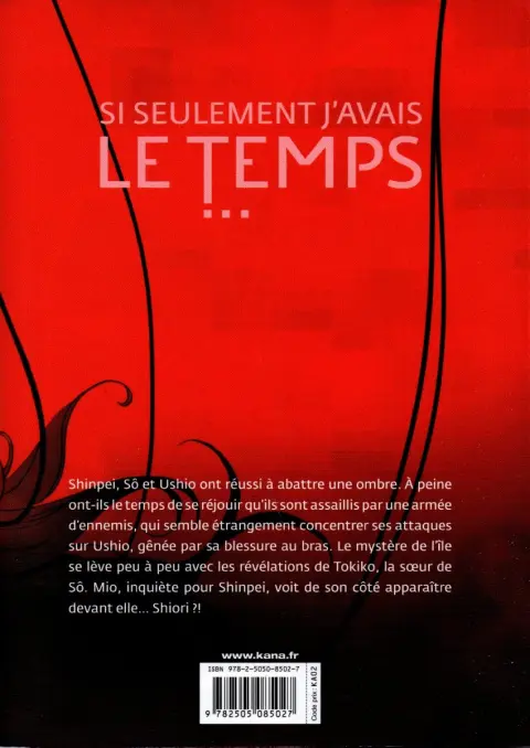 Verso de l'album Time Shadows 6