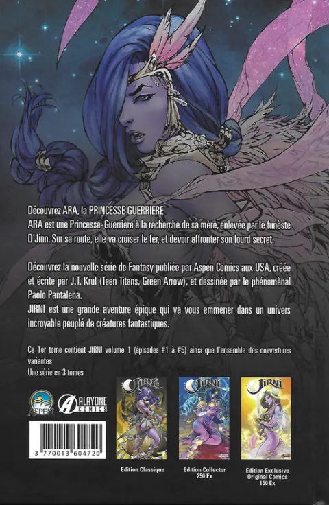 Verso de l'album Jirni Tome 1 Ombres et Poussière