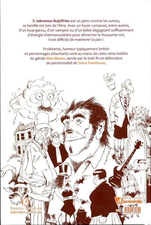 Verso de l'album La saga des Bojeffries