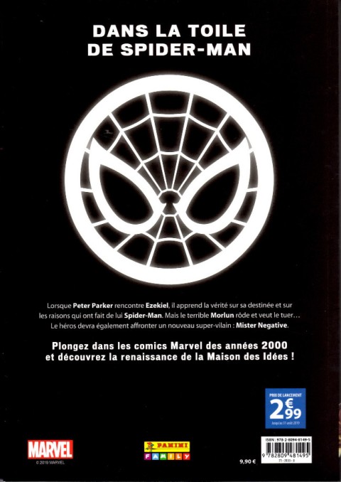 Verso de l'album Marvel Les Années 2000 - La Renaissance 8 Spider-Man