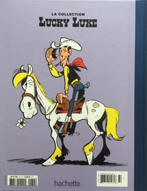 Verso de l'album Lucky Luke La collection Tome 32 Le daily star