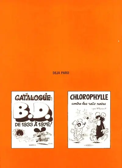 Verso de l'album Chick Bill Les diables à quatre