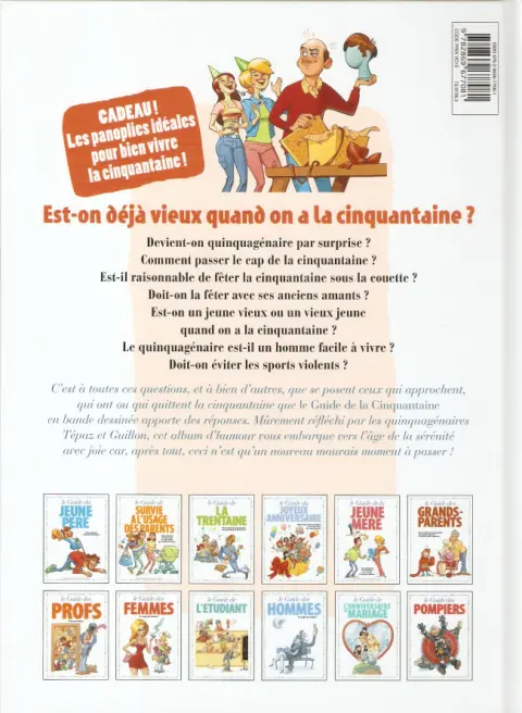Verso de l'album Le Guide Tome 12 Le guide de la cinquantaine
