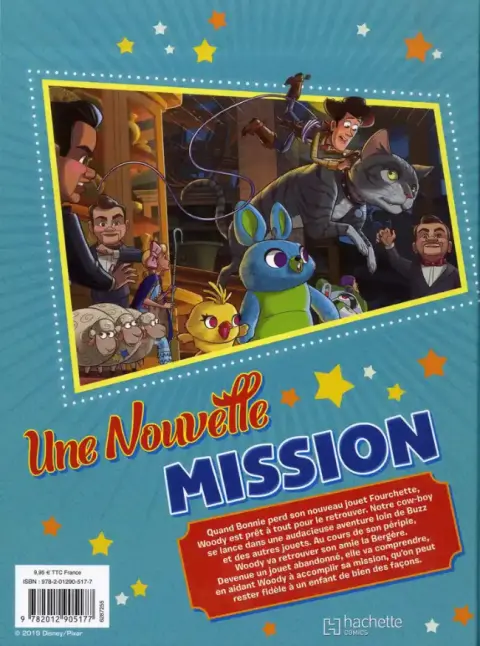 Verso de l'album Toy Story Toy Story 4 : la BD du film