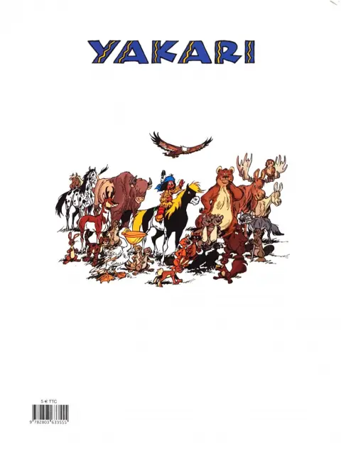 Verso de l'album Yakari Tome 26 La vengeance du carcajou
