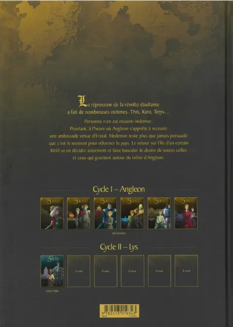 Verso de l'album Les 5 Terres 6 Pas la force