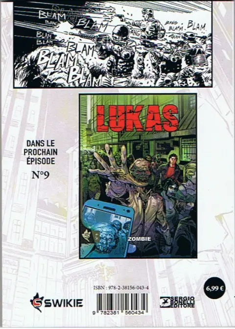 Verso de l'album Lukas / Lukas Reborn N° 8 Troll