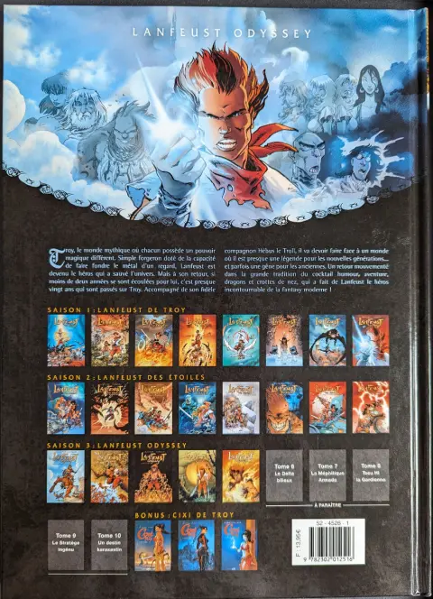 Verso de l'album Lanfeust Odyssey Tome 2 L'énigme Or-Azur - 2de partie