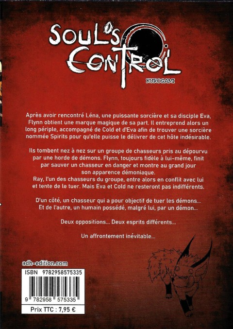 Verso de l'album Soul's Control 2