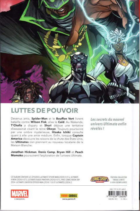 Verso de l'album Ultimate Universe 03