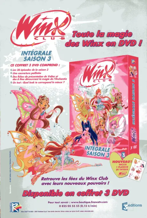 Verso de l'album Winx Club Tome 23 Le retour des Trix