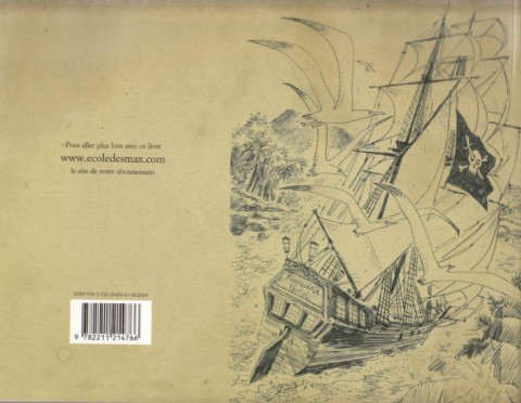 Verso de l'album L'Île au trésor Enlevé !