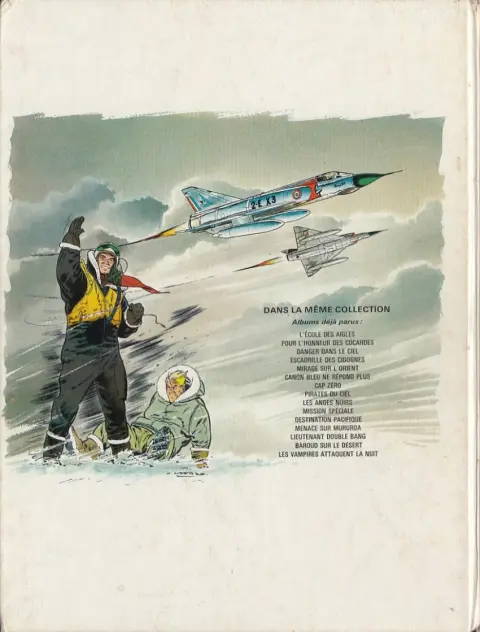 Verso de l'album Tanguy et Laverdure Tome 9 Les anges noirs