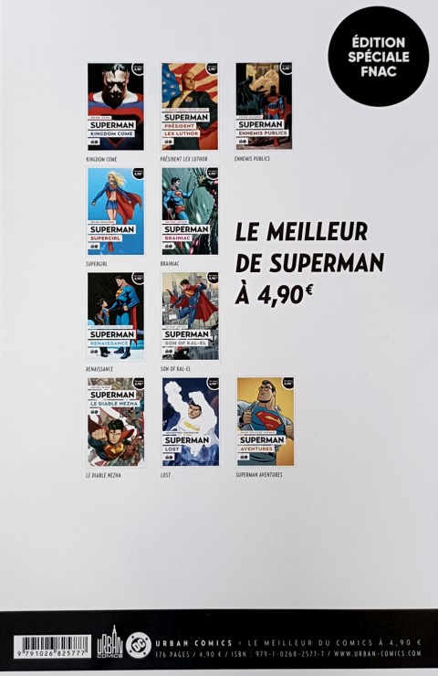 Verso de l'album Le meilleur de Superman 10 Superman - Aventures