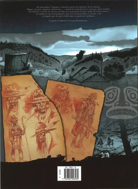 Verso de l'album Corpus Hermeticum Tome 7 Badlands