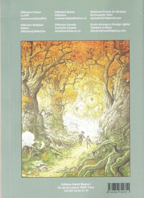 Verso de l'album Les Hautes Herbes