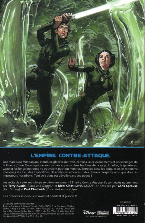 Verso de l'album Star Wars - La Rébellion Tome 5