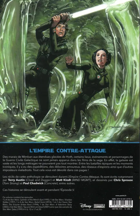 Verso de l'album Star Wars - La Rébellion Tome 5