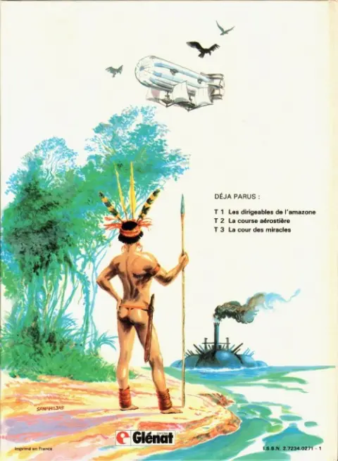 Verso de l'album Les Dirigeables de l'Amazone Tome 3 La cour des miracles