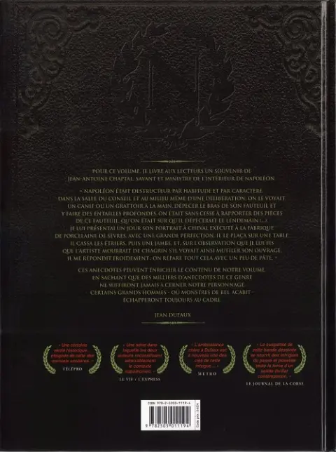 Verso de l'album Double masque Tome 5 Les coqs