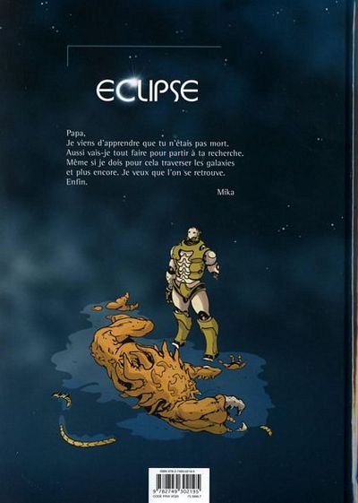 Verso de l'album Eclipse Tome 1 Au-delà