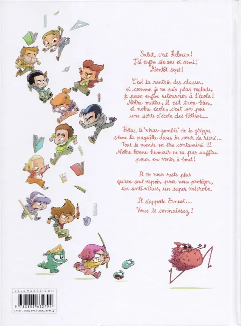 Verso de l'album Ernest & Rebecca Tome 5 L'école des bêtises