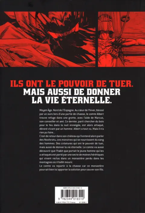 Verso de l'album Éternel hiver