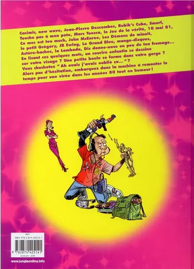 Verso de l'album Fan des années 80
