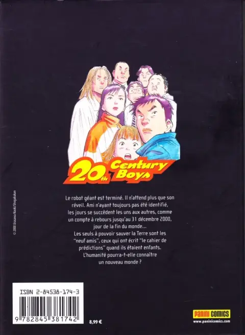 Verso de l'album 20th Century Boys 5