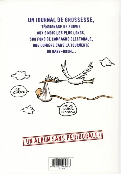 Verso de l'album Le Guide du moutard Le Guide du moutard pour survivre à 9 mois de grossesse