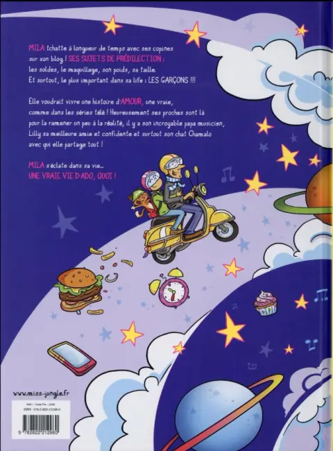 Verso de l'album Mila Tome 1 Mon p'tit monde à moi !
