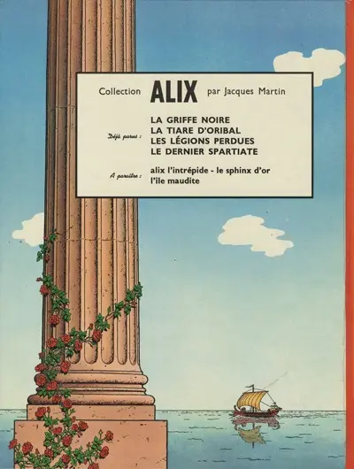 Verso de l'album Alix Tome 8 Le tombeau étrusque