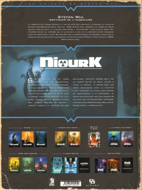 Verso de l'album NiourK Tome 3 Alpha