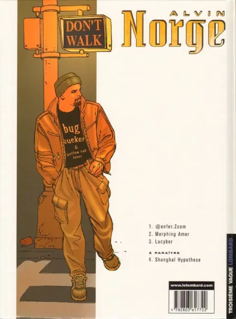Verso de l'album Alvin Norge Tome 3 Lucyber