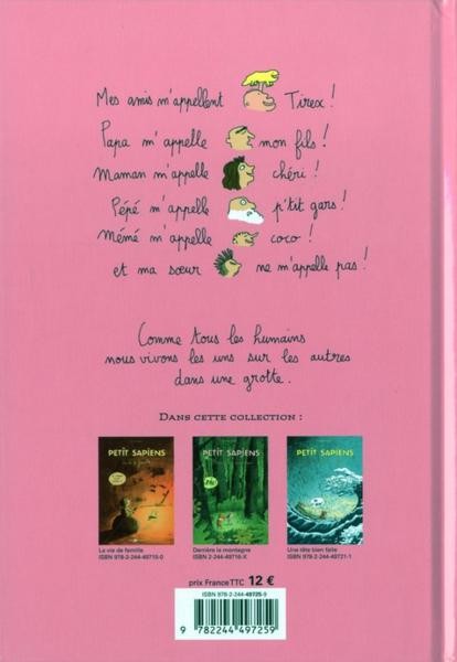 Verso de l'album Petit sapiens Tome 4 Mademoiselle Lune