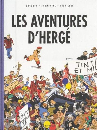 Couverture de l'album Les aventures d'Hergé