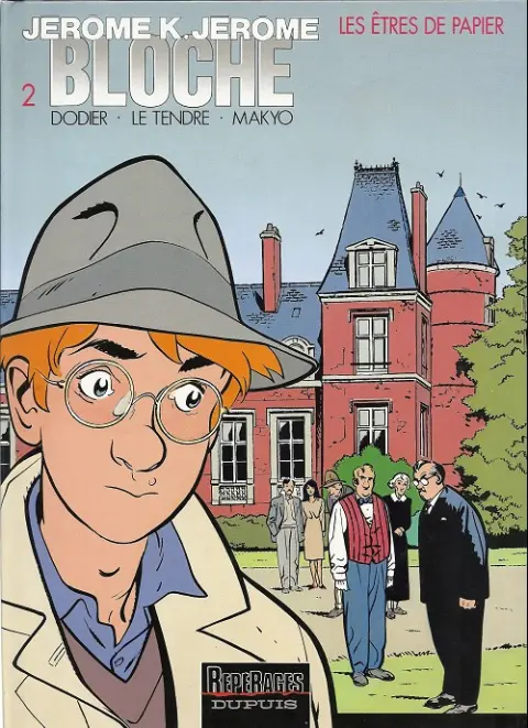 Couverture de l'album Jérôme K. Jérôme Bloche Tome 2 Les êtres de papier
