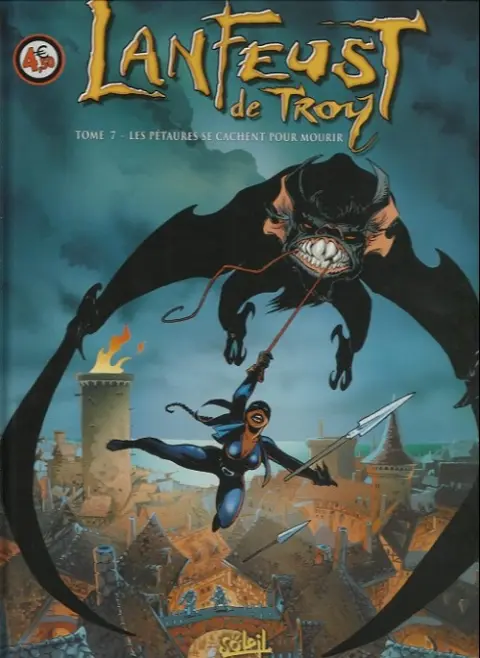 Couverture de l'album Lanfeust de Troy Tome 7 Les pétaures se cachent pour mourir