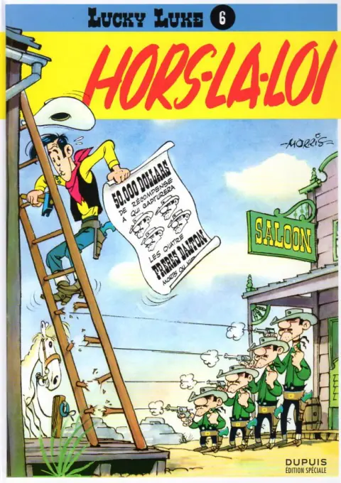 Couverture de l'album Lucky Luke Tome 6 Hors-la-loi