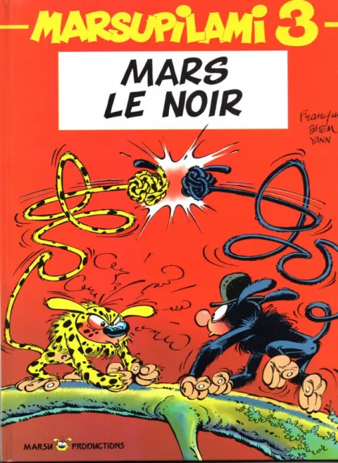 Couverture de l'album Marsupilami Tome 3 Mars le noir