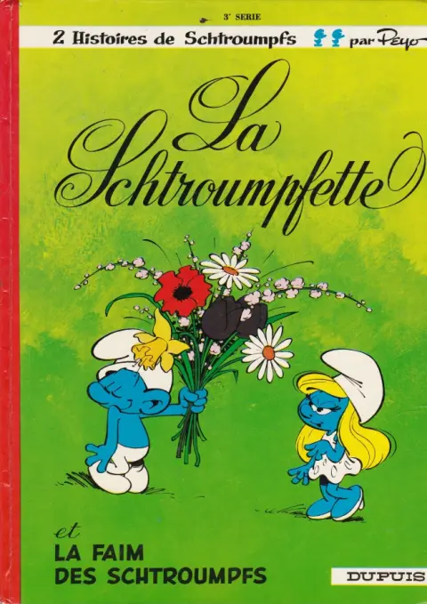 Couverture de l'album Les Schtroumpfs Tome 3 La Schtroumpfette