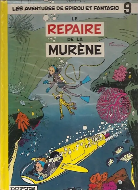 Couverture de l'album Spirou et Fantasio Tome 9 Le repaire de la murène
