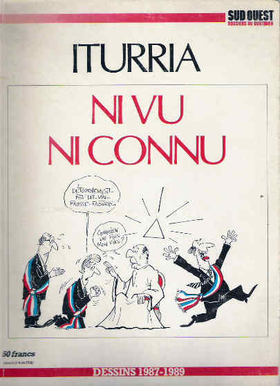 Couverture de l'album Iturria - Dessins Sud-Ouest Dessins 1987-1989 - Ni vu ni connu