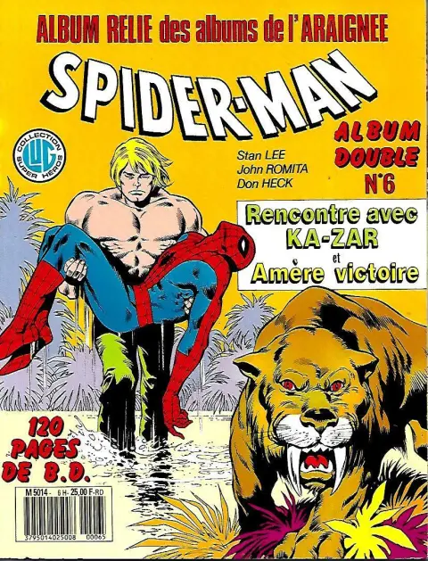 Couverture de l'album Une aventure de l'Araignée Album N° 6