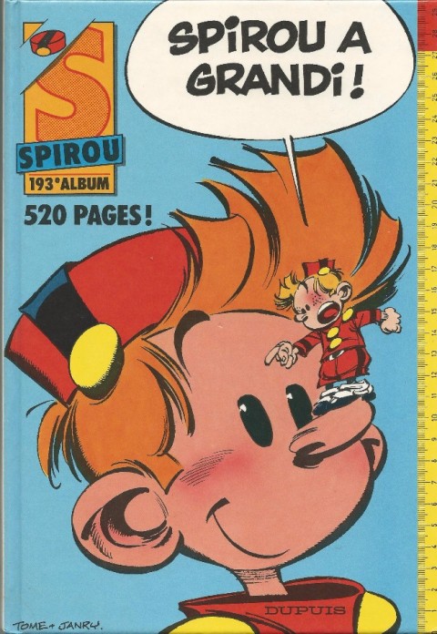 Couverture de l'album Le journal de Spirou Album 193 Spirou a grandi!