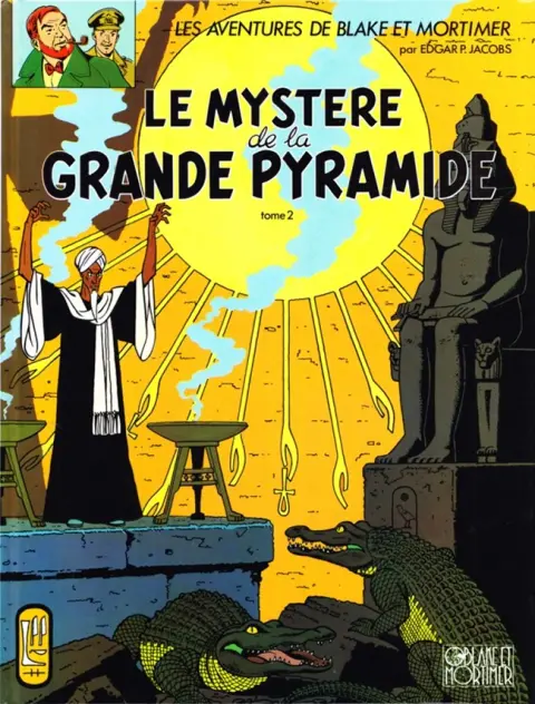 Couverture de l'album Blake et Mortimer Tome 5 Le Mystère de la Grande Pyramide - Tome 2