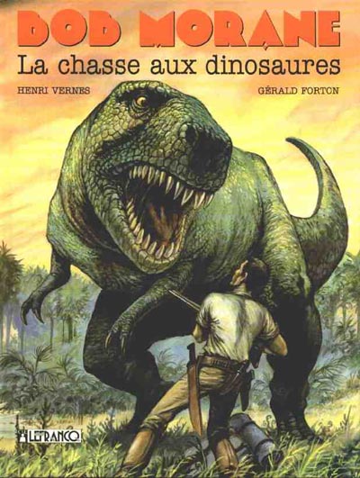 Couverture de l'album Bob Morane Lefrancq Tome 9 La chasse aux dinosaures