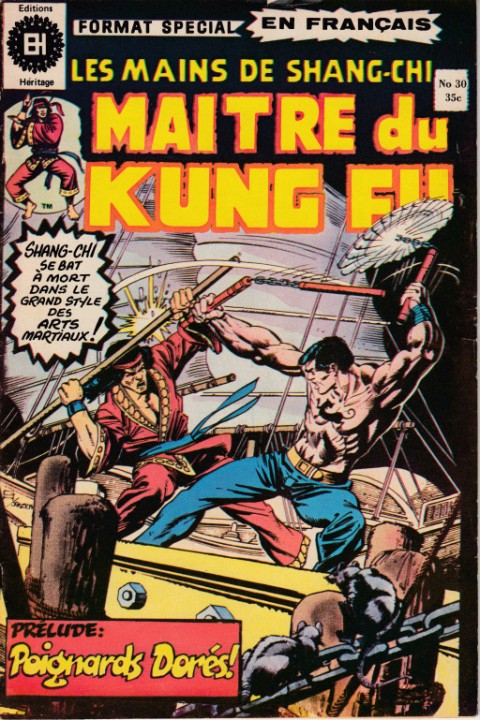 Les Mains de Shang-Chi, maître du Kung-Fu N° 30 Prélude : Les dagues dorées (une course mortelle)