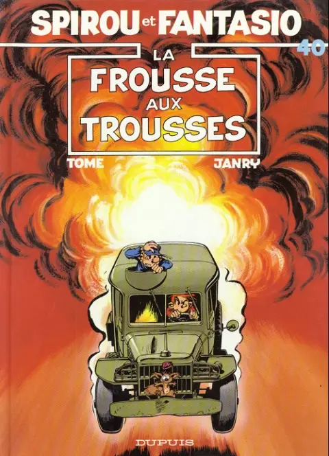 Couverture de l'album Spirou et Fantasio Tome 40 La Frousse aux trousses