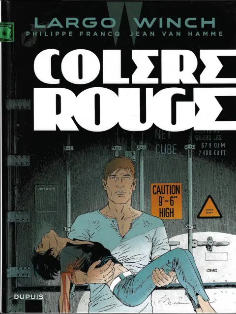 Couverture de l'album Largo Winch Tome 18 Colère rouge